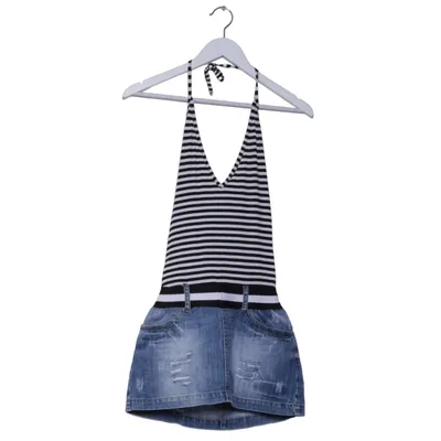 Halterneck dress (Blue, White, Black) from Kikiriki Cotton