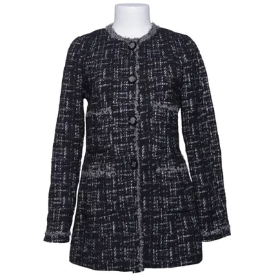 Blazer (Black, White) from Andiata Cotton, Elastane, Metallic fiber, Polyamide, Polyester