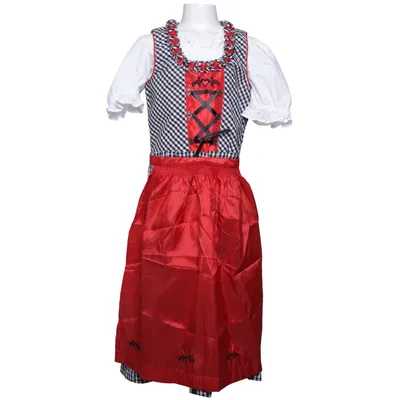 Dirndl (Sort, Hvid, Rød) fra Pepperts Bomuld, Polyester