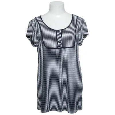 Topp (Blå, Vit) från Number One Elastan, Viskos