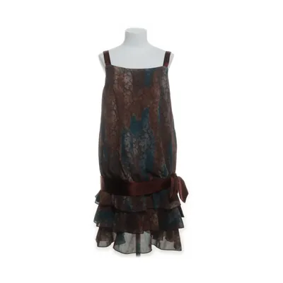 Jurk (Bruin, Blauw, Meerkleurig) van Below Zero