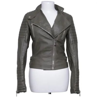 Veste de motard (Vert) de Voyelles Polyester, Polyuréthane