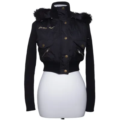 Blouson (Noir) de Crazy Age Acrylique, Polyamide
