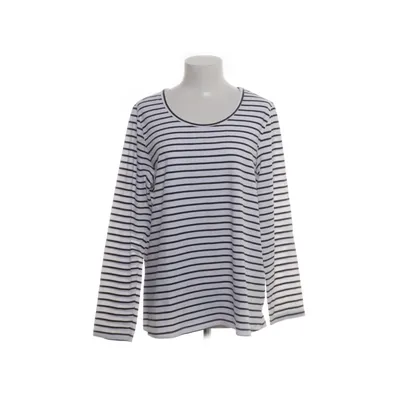 Long sleeve T-shirt (White, Black) from Gina Cotton, Elastane