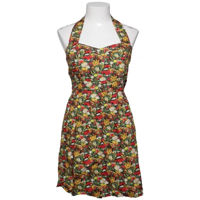 Halterneckklänning (Röd, Gul, Flerfärgad) från Fröken Söt Elastan, Polyester