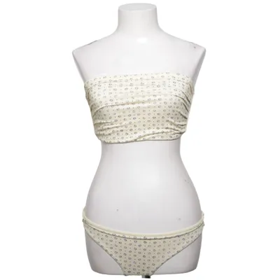 Bikini (Beige, Flerfärgad) från Ganni Swimwear Elastan, Polyamid, Polyester