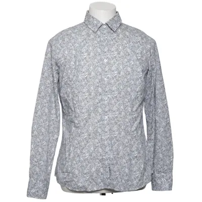 Shirt (Blue, White, Gray) from Stenströms Cotton