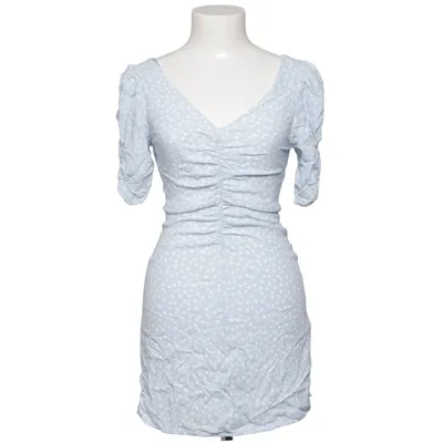 Kjole (Blå, Hvid) fra Zara Polyester, Viscose
