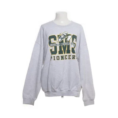 Collegetröja (Grå, Flerfärgad) från Gildan Bomull, Polyester