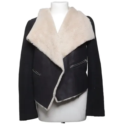 Shearlingjacka (Svart, Beige) från Zara Trafaluc Outerwear Collection Polyester