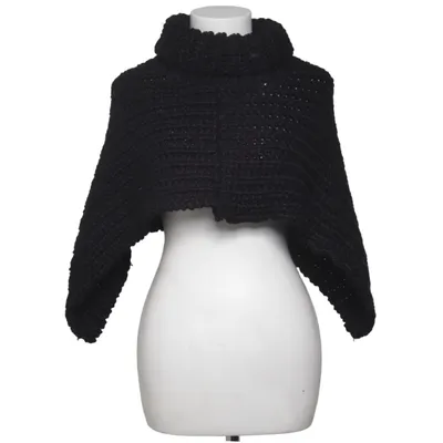 Poncho (Svart) från Blind Date Casual Akryl