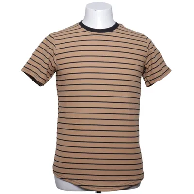T-shirt (Beige, Noir) de Respect Coton, Polyester