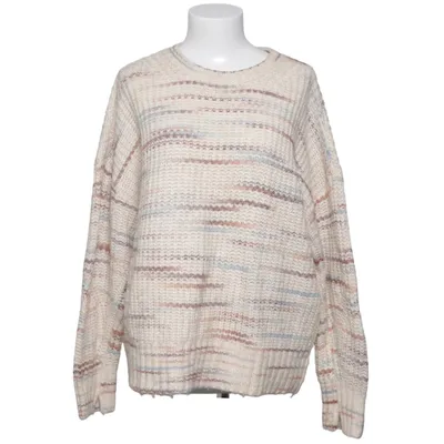 Sweater (Beige, Multicolored) from American Eagle Acrylic, Recycled polyester