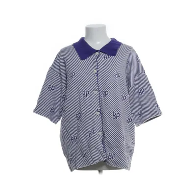 Kortärmad skjorta (Blå, Vit) från Baum Und Pferdgarten Kashmir, Bomull, Polyamid, Polyester, Viskos