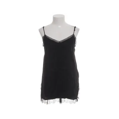 Tanktop (Zwart) van Zara Woman Cupro, Polyamide, Viscose