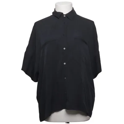 Chemise à manches courtes (Noir) de Vince Élasthane, Soie