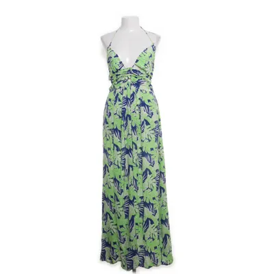 Långklänning (Grön, Flerfärgad)