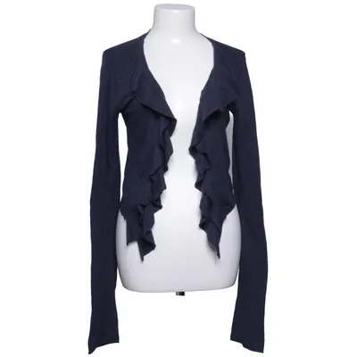 Strickjacke (Blau) von Abercrombie & Fitch Baumwolle, Polyamid, Viskose