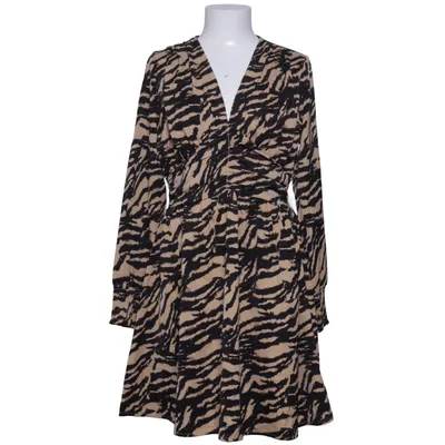 Robe portefeuille (Beige, Noir) de Golden Live Élasthane, Polyester