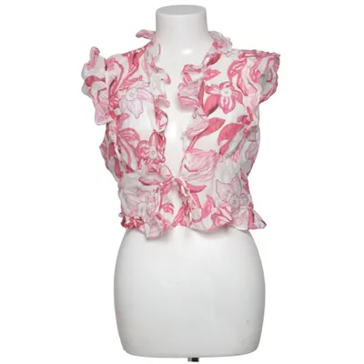 Topp (Rosa, Vit, Flerfärgad) från H&M Linne, Lyocell, Polyamid