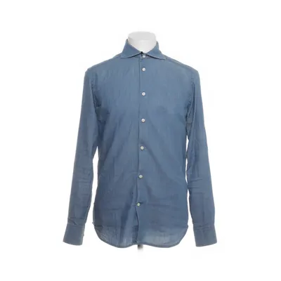 Denim blouse (Blauw) van These Glory Days Katoen