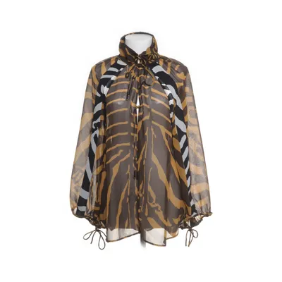 Blouse (Bruin, Geel) van H&M Studio Polyester