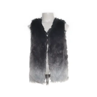 Outer vest (Blue, Gray) from Zara Girls Acrylic, Polyester