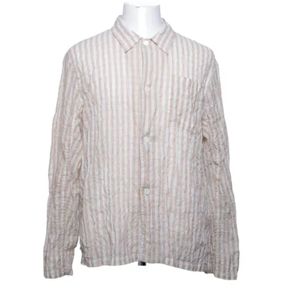 Shirt (Brown, White) from Our Legacy Cotton, Elastane