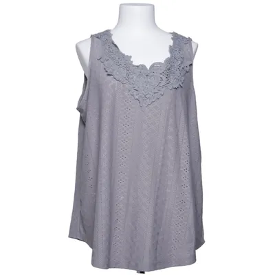 Tanktop (Grijs) van Emery Rose Elastaan, Polyester