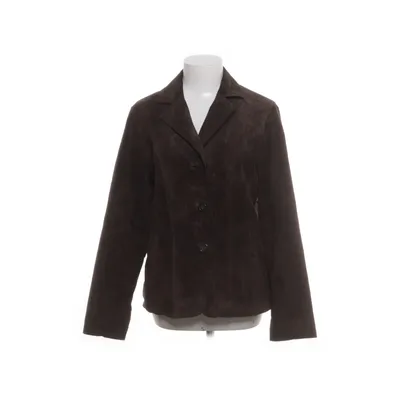 Leather blazer (Brown) from Authentic Clothing Company Polyester, Leather