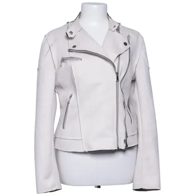 Bikerjack (Wit) van King of Fashion Elastaan, Polyester