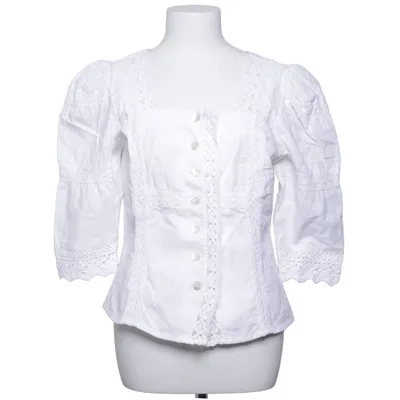 Chemisier Dirndl (Blanc) de Solo Coton, Lin