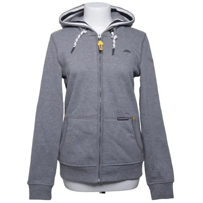 Sweat à capuche (Gris) de Schmuddelwedda Coton, Élasthane, Polyester