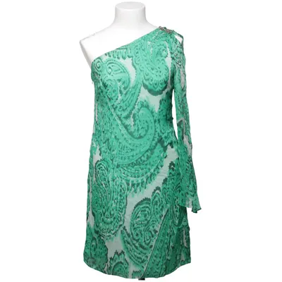 Jurk (Groen, Wit, Meerkleurig) van Milly Polyester, Zijde