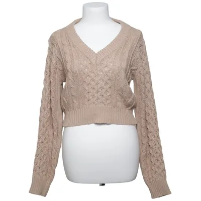 Pull-over (Cropped Cable Knit Sweater) de Luisa Lion x NA-KD Acrylique, Coton