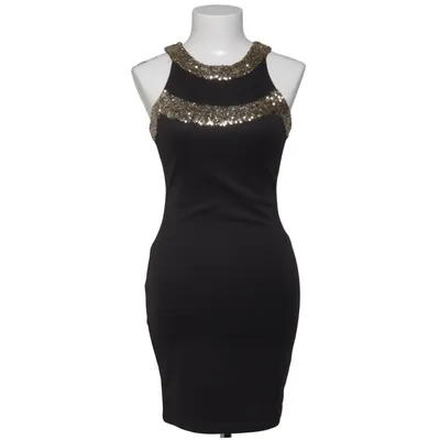 Cocktailkjole (Sort, Guld) fra Sisters Point Elastan, Polyester