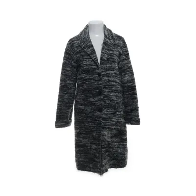 Coat (Gray, Black, White) from Oui Acrylic, Alpaca wool, Polyamide, Polyester