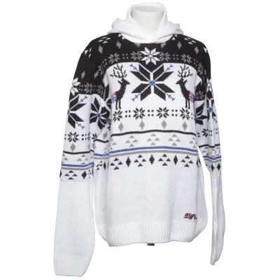 Capuchon sweater (Wit, Zwart, Blauw) van Nebulus Acryl