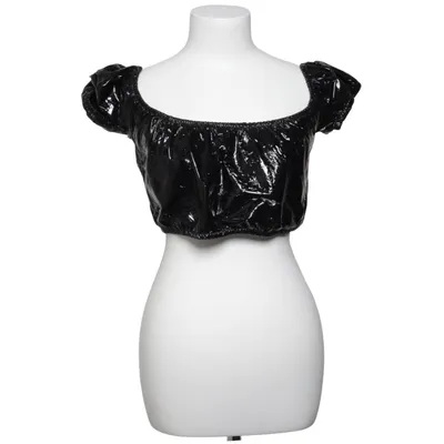 Crop top (Svart) från Nina Glimsell x Madlady Elastan, Polyester