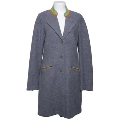 Manteau (Gris, Vert, Orange) de Geiger Cuir, Laine