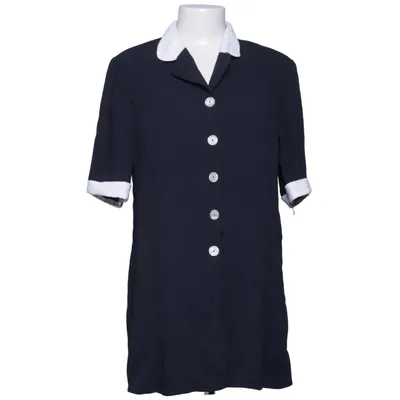 Jurk (Blauw, Wit) van Frankenwälder Polyester