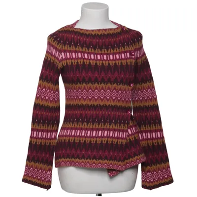 Slå om-cardigan (Lilla, Pink, Flerfarvet) fra Jumperfabriken Uld