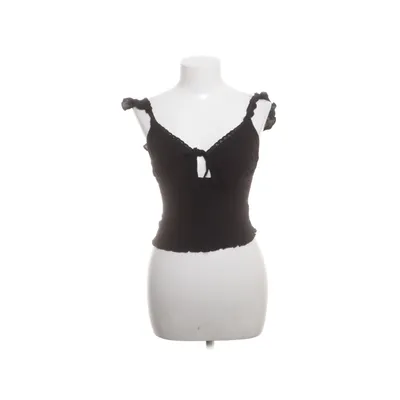 Crop top (Zwart) van Moost Wanted Katoen, Viscose
