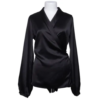 Wickelbluse (Schwarz) von Daisy Grace Elasthan, Polyester