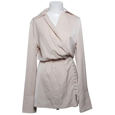 Slå-om-kjole (Beige) fra Princess Polly Elastan, Polyester, Viscose