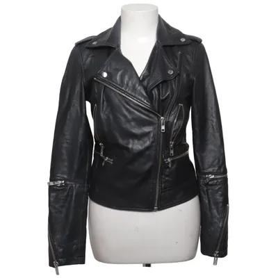 Bikerjacka (Svart) från SuperTrash Bomull, Polyester, Skinn