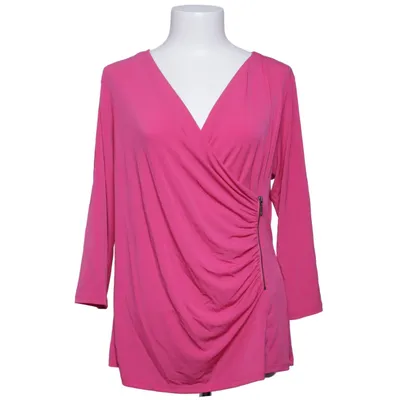 Wikkelblouse (Roze) van Papaya Elastaan, Polyester