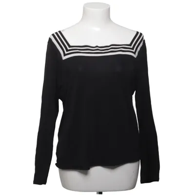 Langærmet t-shirt (Sort, Hvid) fra Bondelid Viscose