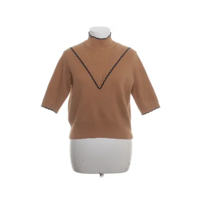 Turtleneck (Brun) fra Ganni Bomuld, Polyamid