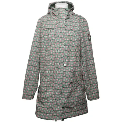 Parkas (Grön, Flerfärgad) från Blutsgeschwister Elastan, Polyester